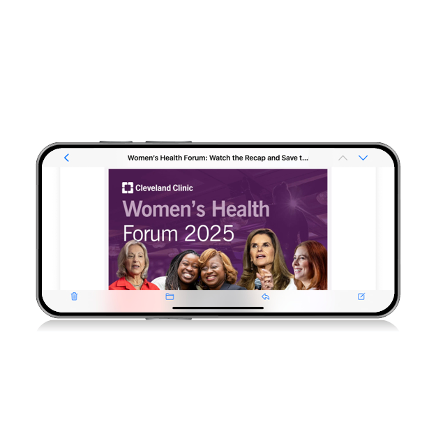 Email on mobile phone